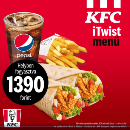 KFC menü ajánlat
