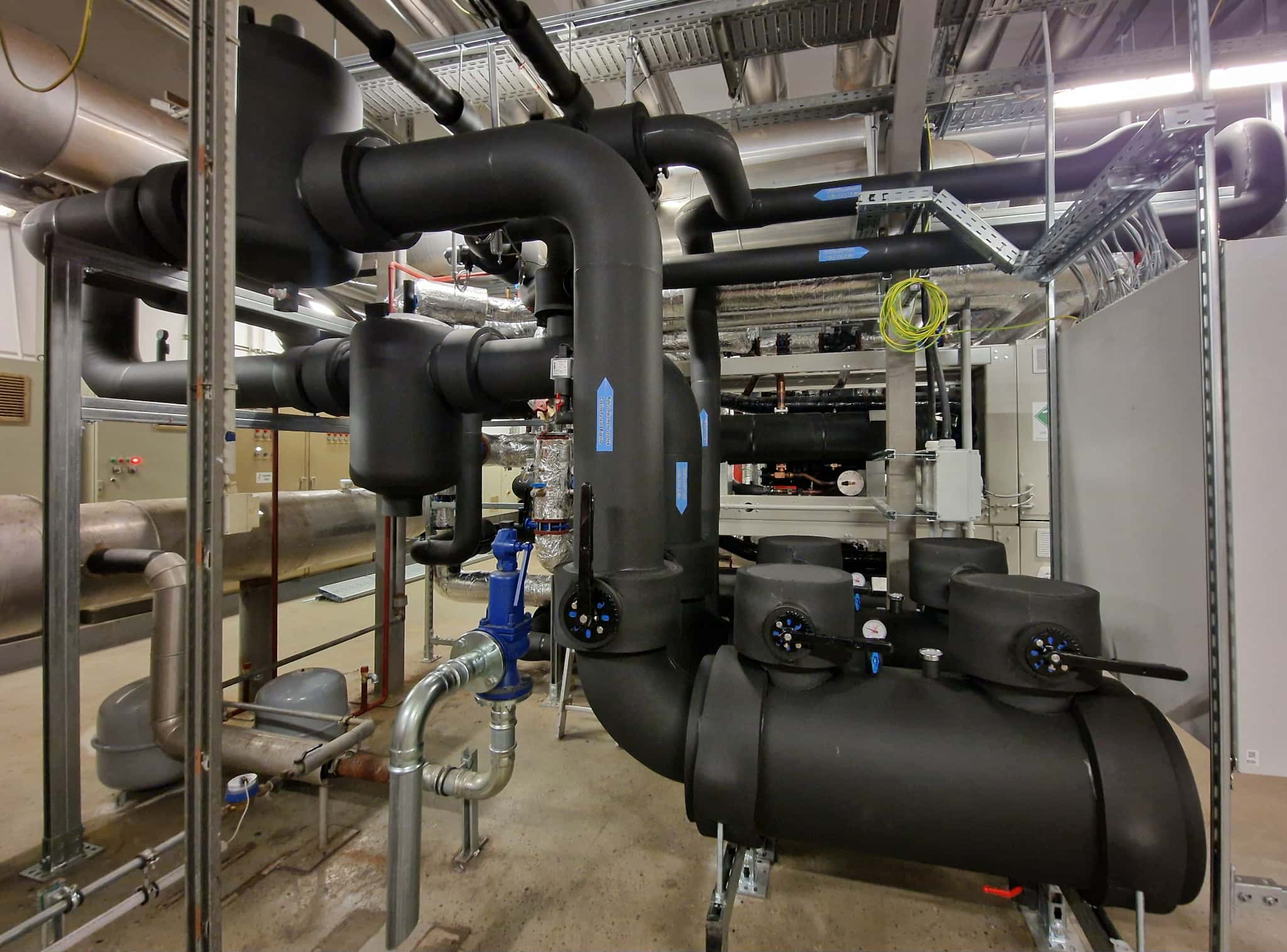 Új hőszivattyúrendszer Lurdy Ház