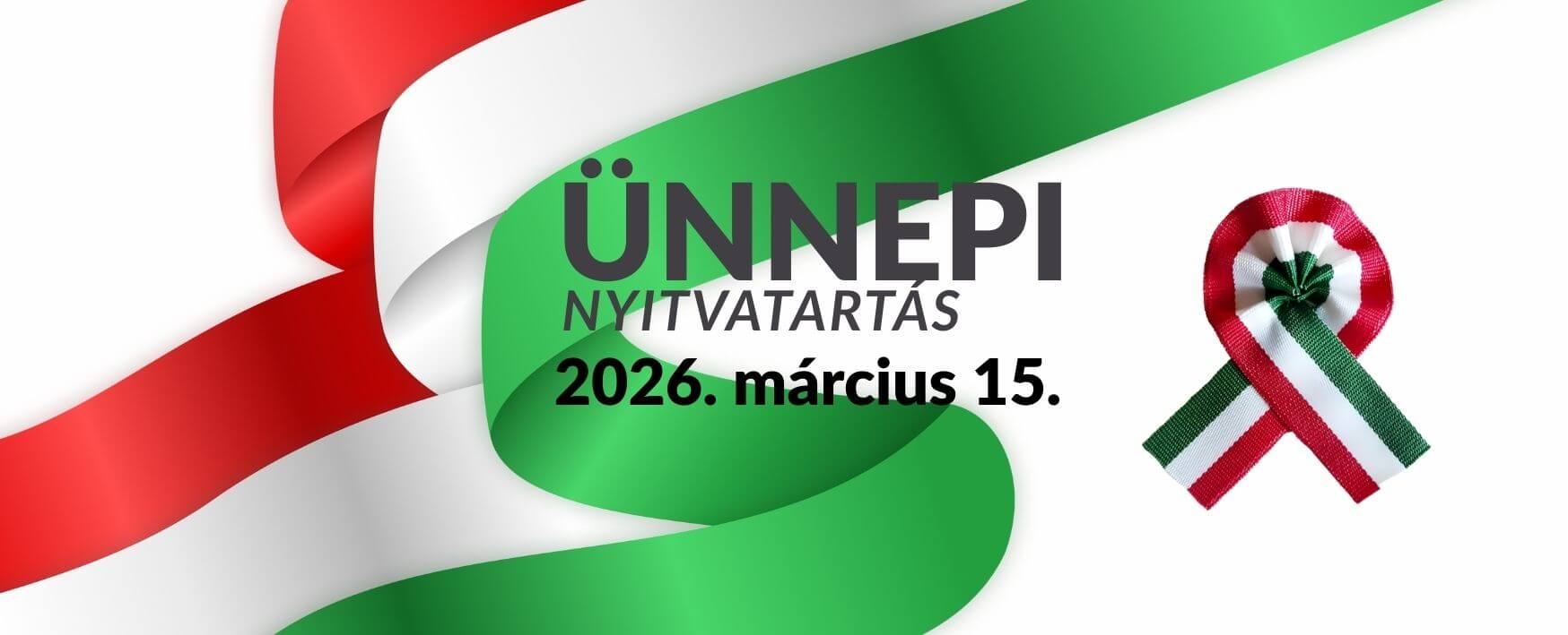 Lurdy Haz ünnepi Nyitvatartas 2026. Marcius 15