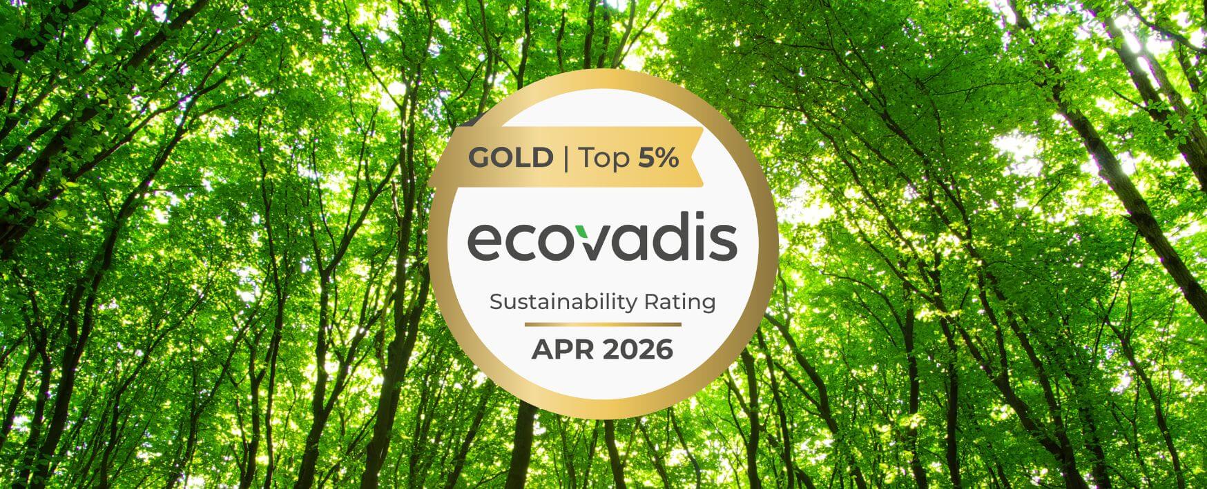 EcoVadis Arany Minősítés Gold Lurdy Haz 206 Aprilis