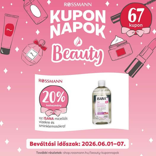 Kuponnapok Rossmann 2026 Junius