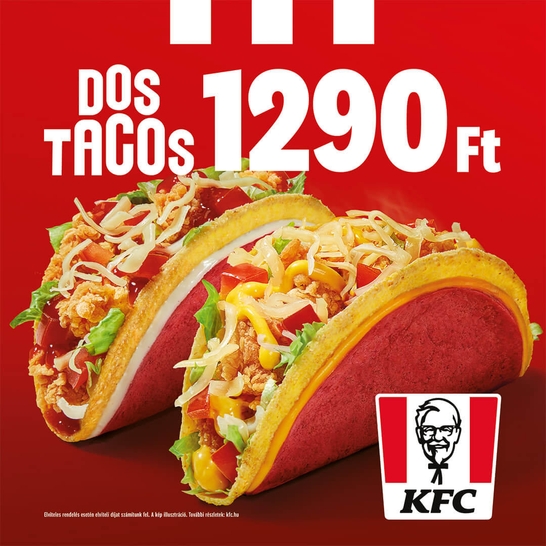KFC DOS Tacos ajánlat Lurdy Haz nyar