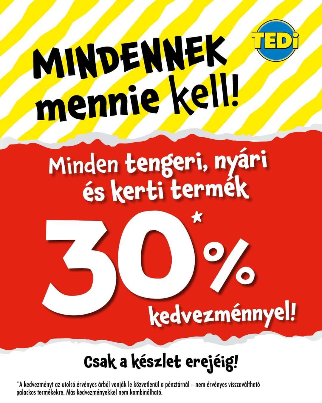 TEDi nyári kiárusítás