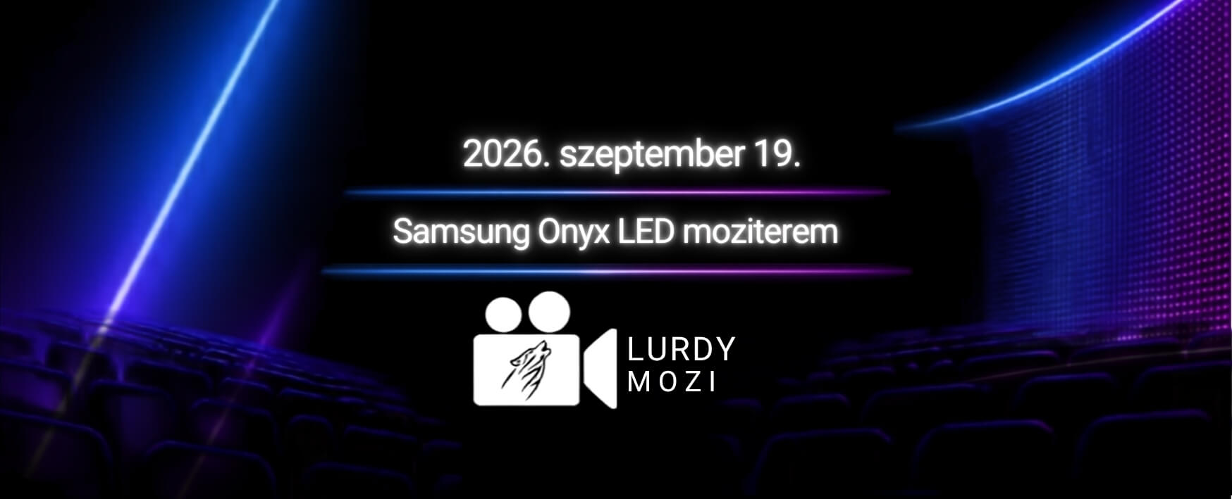 Samsung Onyx LED moziterem nyílik a Lurdy Moziban 2026. szeptember 19-én